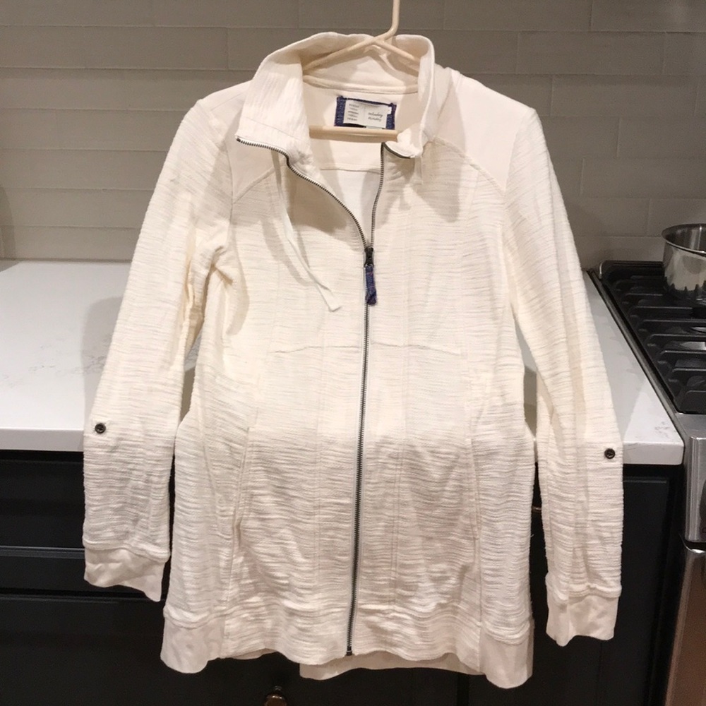 Tunic type sweatshirt